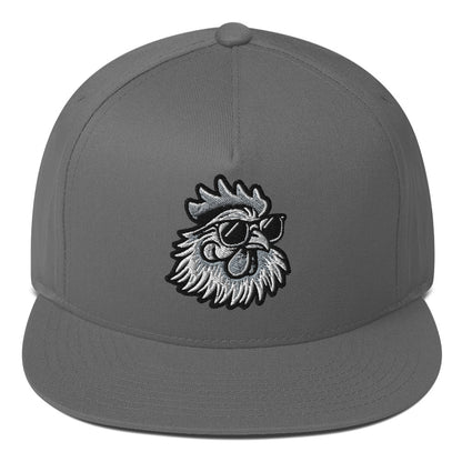 Rooster Shades Flat Bill Hat