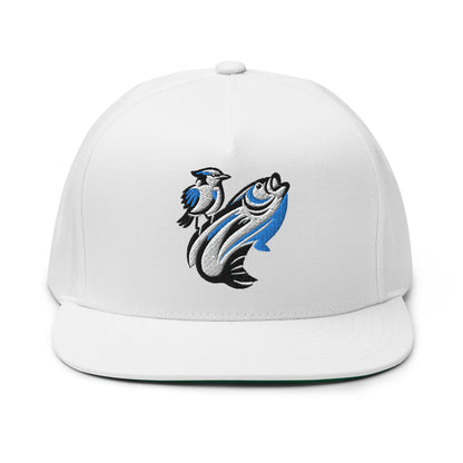 BirdFish Flat Bill Hat